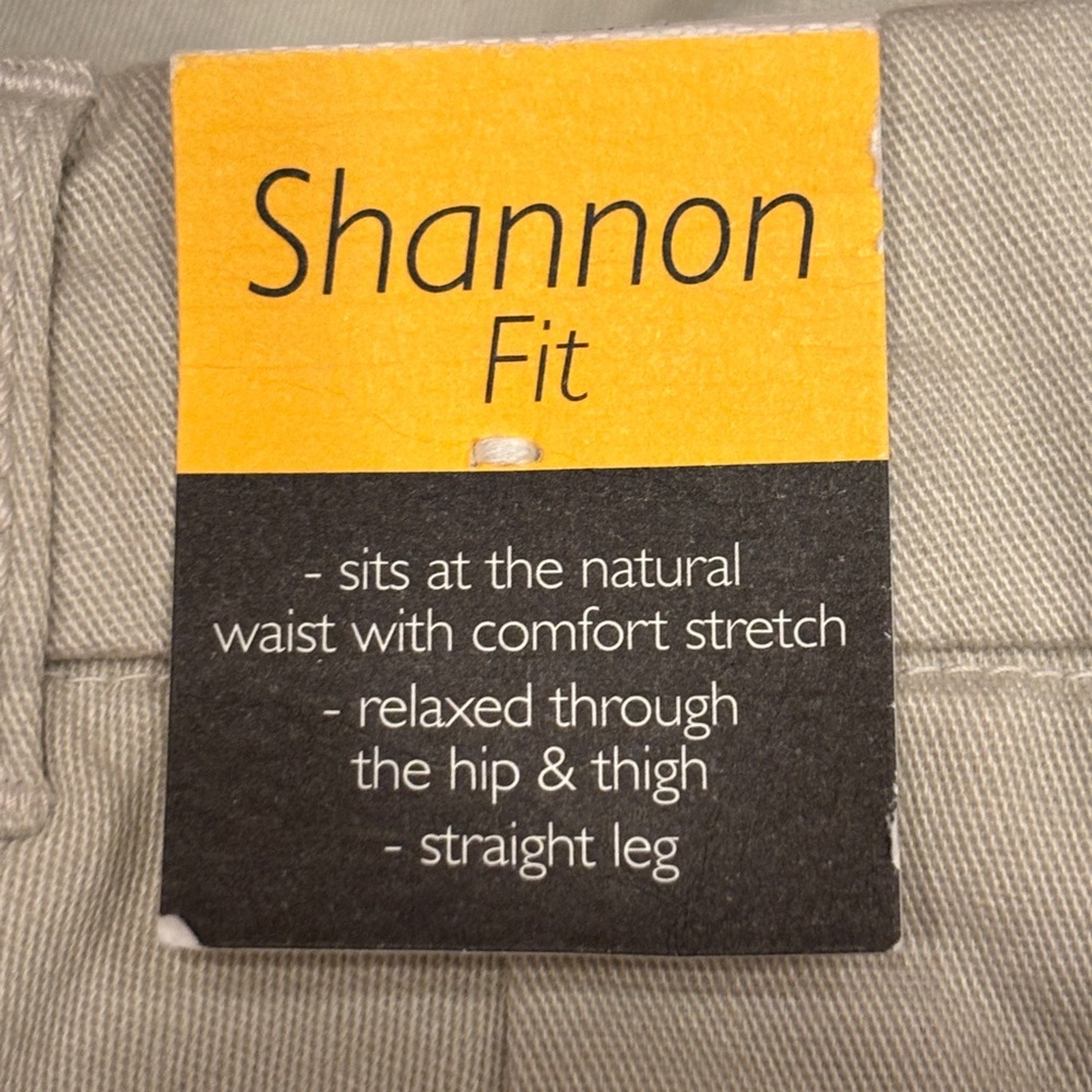 Kim Rogers Women's Solid Chino Capri Pants Shannon Fit Size 22W Beige - Picture 5 of 6